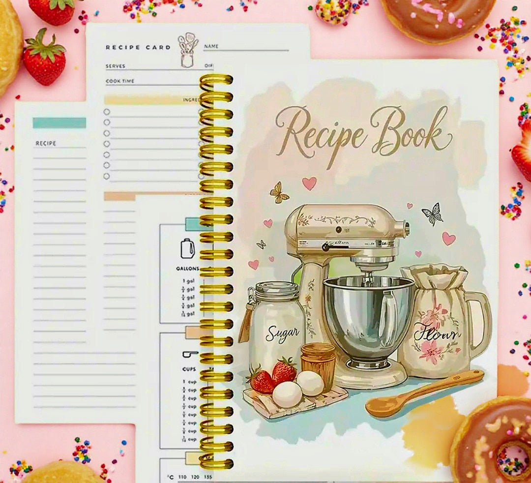 Elegant Recipe Notebook