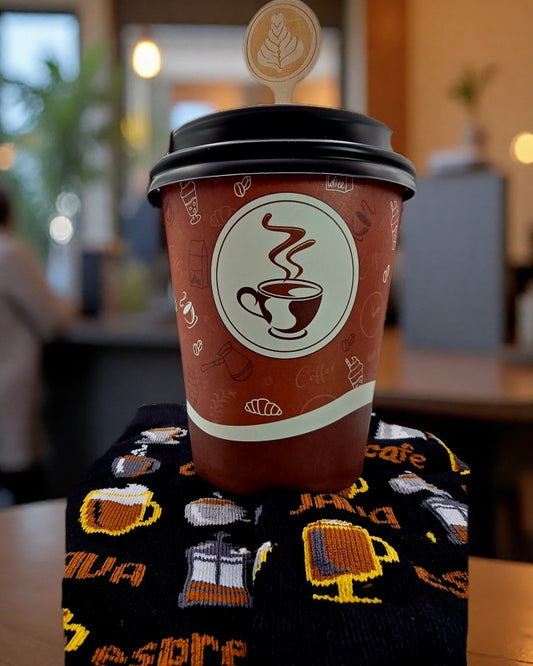 Cozy Coffee Cup Sock
