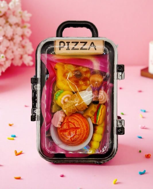 Adorable Mini Suitcase with Mini Food